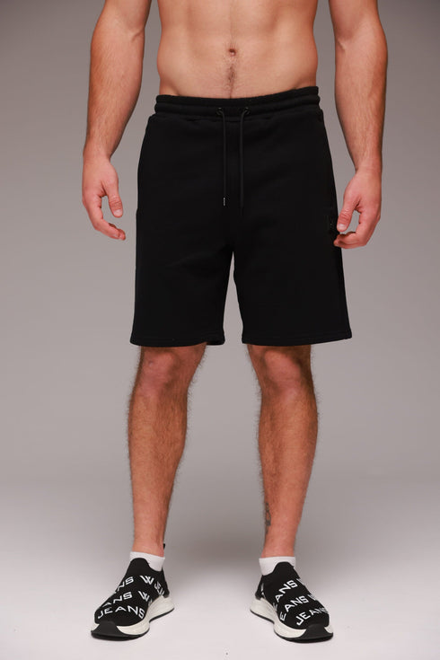 WJeans Short for man מכנס דבליו גינס עם לוגו קטן בחזית